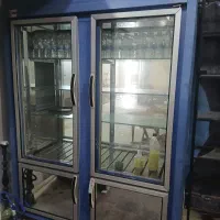 یخچال ویترینی دو درب بزرگ
