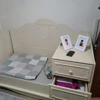 سرویس کامل تخت و کمد  درحد نو.جنس ممبران قابل شستن|تخت و سرویس خواب|تهران, اباذر|دیوار