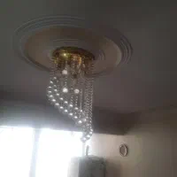 لوستر ۶ شعله کریستال مدل حلزونی|لوستر و چراغ آویز|تهران, سردارجنگل|دیوار