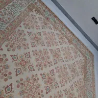 فرش 12 متری گل برجسته نخ ابریشم