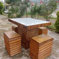 میزناهارخوری تمام چوب