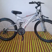 دوچرخه سایز ۲۶ فنردار دنده ای کوهستانی سالم و نو