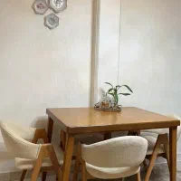 میزنهارخوری چوب راش و صندلی های تدی|میز و صندلی غذاخوری|تهران, منیریه|دیوار