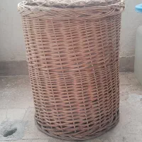 سبد حصیری بزرگ