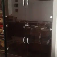 بوفه چوبی تیره