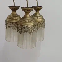 لوستر آویز سه شعله کلاسیک و شیک