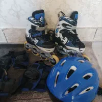 اسکیت بچگانه با تمام وسایل|دوچرخه، اسکیت، اسکوتر|خرمآباد, |دیوار