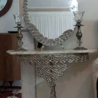اینه کنسول شمعدان