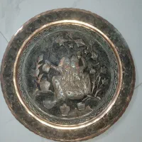 سینی مسی|کلکسیون اشیاء عتیقه|کرج, مصباح|دیوار