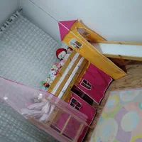 تخت دوطبقه سرسره ای