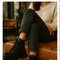 نیم بوت زنانه مشکی|کیف، کفش، کمربند|تهران, شهرک هما|دیوار