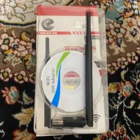 کیبورد و دو دسته بازی به همراه دانگل وای فای