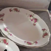 بشقاب گل سرخی|ظروف سرو و پذیرایی|سلمانشهر, |دیوار