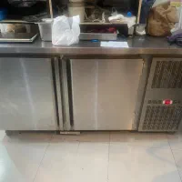 فریزر رویه میز کار ۱۹۰ گریل میکس ۹۰ هود استیل