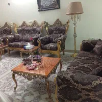 مبل ۷ نفره با میز عسلی|مبلمان خانگی و میز عسلی|باغستان, |دیوار