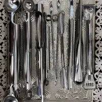 ست ابزار میوه ارایی استیل