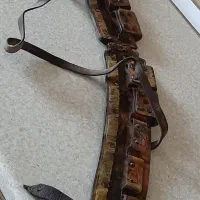 کمر  چرم اصل  طبیعی قدیمی|کیف، کفش، کمربند|ارومیه, |دیوار