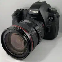 6D کانن+لنز۲۴-۱۰۵سریL یه دوربین فول فریم حرفه ای