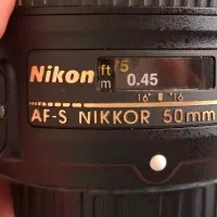 لنز ۵۰ میلیمتر  f1.8G  نیکون Nikon|دوربین عکاسی و فیلم‌برداری|لاهیجان, کوی آزادگان|دیوار