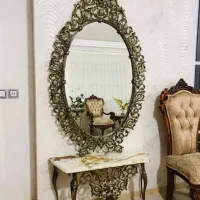 آینه شمعدان برنز اصل