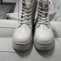 پوتین کرم سایز۴۰ نونو|کیف، کفش، کمربند|پارسآباد, |دیوار