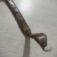 تسبیح هسته خرما کار دست نقره کوب شده