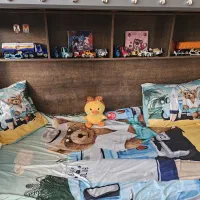 تخت خواب دو طبقه با کیفیت و مقاومت بالا بدون|تخت و سرویس خواب|اصفهان, دشتستان|دیوار