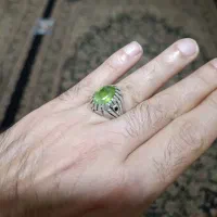 انگشتر نقره زبرجد