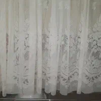 پرده تور سفید ، پرده سه لایه دو عدد و|پرده، رانر، رومیزی|نجف‌آباد, ویلاشهر|دیوار