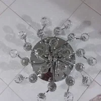 لوستر کریستالئ  ۶شعله سقفی|لوستر و چراغ آویز|اندیشه, اندیشه فاز ۴|دیوار