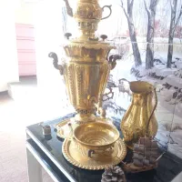 سماور زغالی باوسایل مربوطه