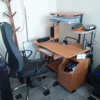 میز کامپیوتر ام دی اف همراه با صندلی|میز تحریر و کامپیوتر|زاهدان, |دیوار