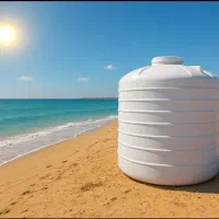 حراج مخزن آب منبع آب تانکر آب پلی اتیلن