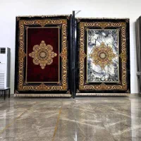 فرش 1200شانه طرح سنتی بافت جدید/ابرشم نما کد4444|فرش|شیراز, لاله|دیوار