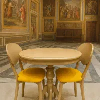 فروش وتولید انواع میز وصندلی ناهار خوری چوبی