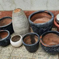 گلدان سفالی سالم