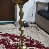 قلیان برنجی سنگین نو برتمامی لوازم ومتعلقات