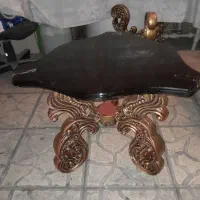 میز جلو مبلی ۲ عدد طلایی