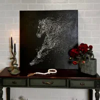 تابلو مدرن اسب تِرام|تابلو، نقاشی، عکس|تهران, شهرک غرب|دیوار