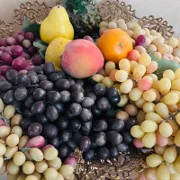 فروش فوری پایه میوه برنزی دکوراتیو