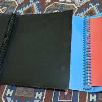 دو عدد پوشه ابی و طوسی