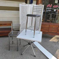 صندلی اپن گلدانی فلزی|میز و صندلی غذاخوری|تهران, امام حسین|دیوار