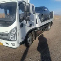 امدادخودرو یدک کش کفی خودروبر اتوبان ساوه نوبران