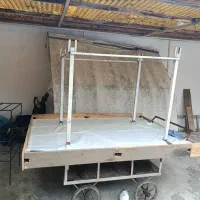 گاری با چتر و پایه