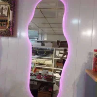 آینه دکوراتیو LED مدل ارگانیک