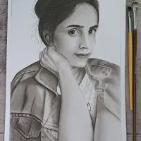 سفارش نقاشی چهره سیاه قلم