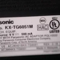 تلفن رومیزی پاناسونیک اصل با گوشی سیار|تلفن رومیزی|گرگان, |دیوار