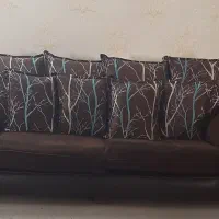 مبل راحتی نه نفره چرم ترک با دو رویه