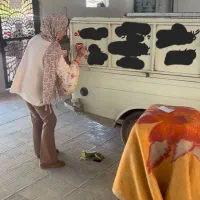 خانمی هستم دیوارنویسی وکرکره نویسی و...