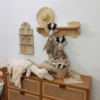 عروسک گوزن دستساز هدیه سیسمونی اتاق کودک